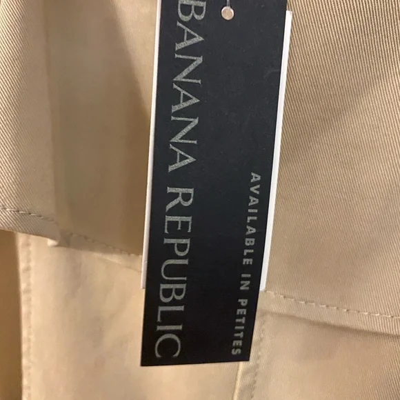 Banana Republic Beige Off-Shoulder Ruffle Wide-Leg Jumpsuit - Picture 9 of 10